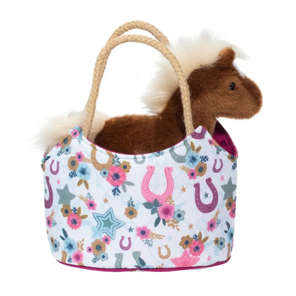 Sassy Pet Saks<Douglas Toys Boho Horseshoe Sassy Sak With Horse