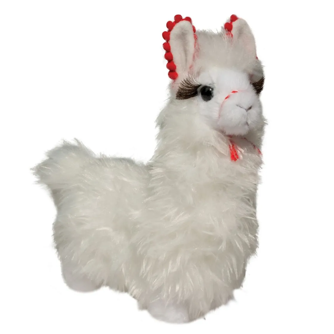 Farm<Douglas Toys Flurry White Llama, Small
