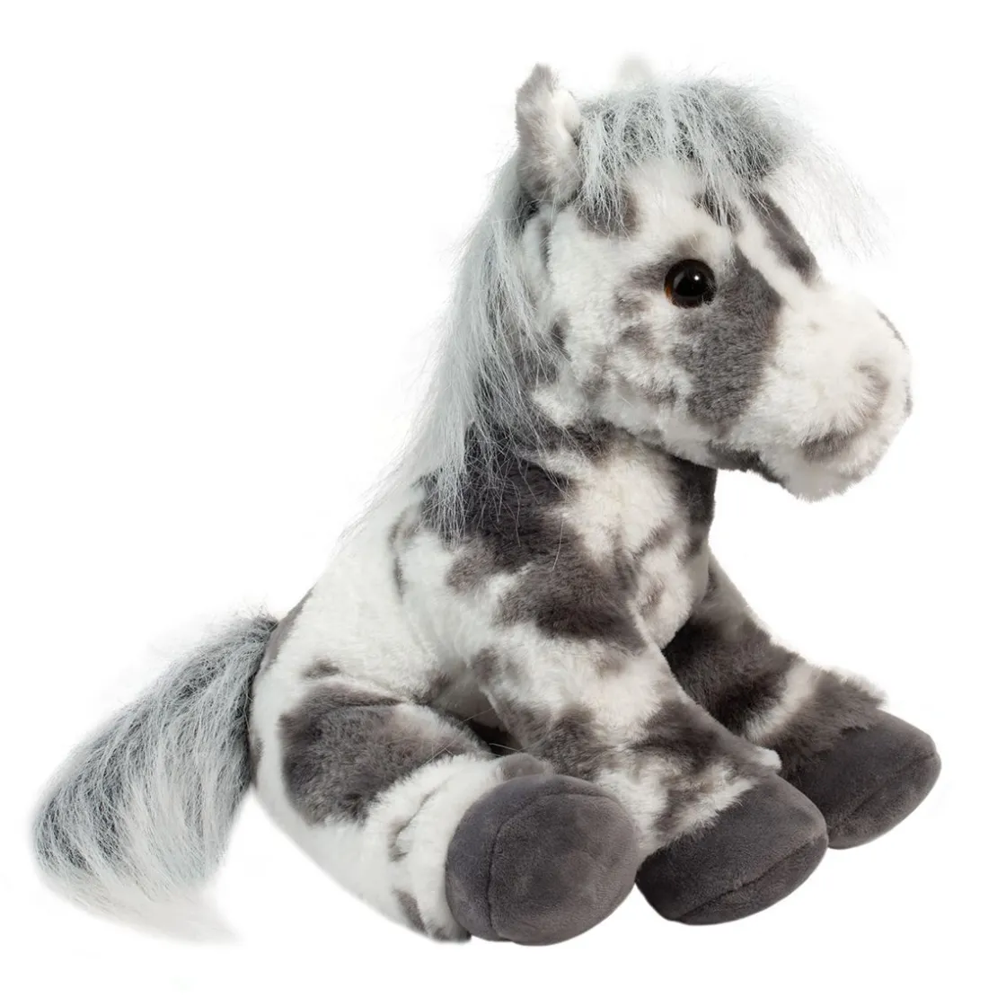 Farm<Douglas Toys Hemie Soft Spotted Horse