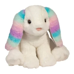 Farm<Douglas Toys Livie Rainbow Bunny, Medium