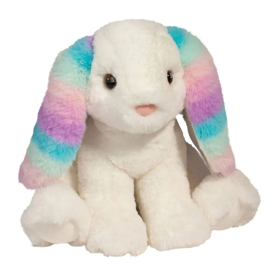 Farm<Douglas Toys Livie Rainbow Bunny, Medium