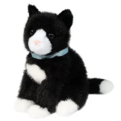 Cats<Douglas Toys Mini Black & White Cat