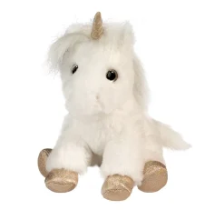 Unicorns & Fantasy Horses<Douglas Toys Mini Elodie Soft White Unicorn
