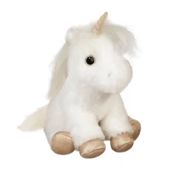 Unicorns & Fantasy Horses<Douglas Toys Mini Elodie Soft White Unicorn