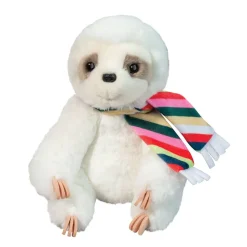 Wildlife<Douglas Toys Mini Tobie Soft Sloth With Striped Scarf