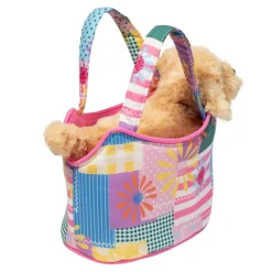 Sassy Pet Saks<Douglas Toys Patchwork Floral Sassy Sak With Golden Retriever