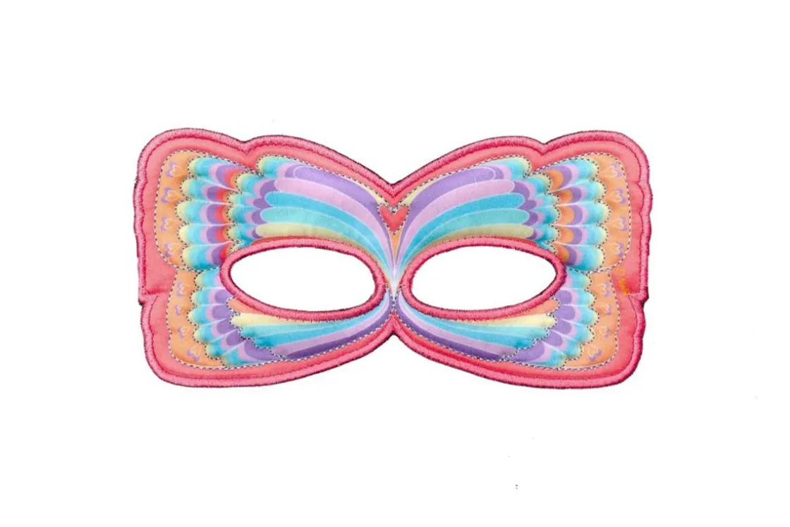 Dreamy Dress-Ups<Douglas Toys Pink Rainbow Butterfly Fantasy Mask