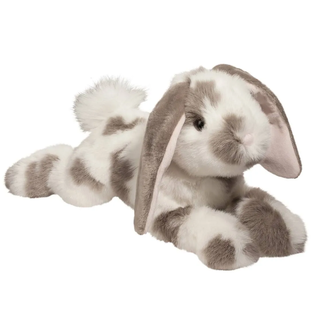 Dlux<Douglas Toys Ramsey Dlux Gray Spotted Bunny