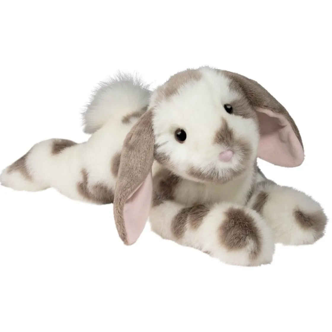 Dlux<Douglas Toys Ramsey Dlux Gray Spotted Bunny