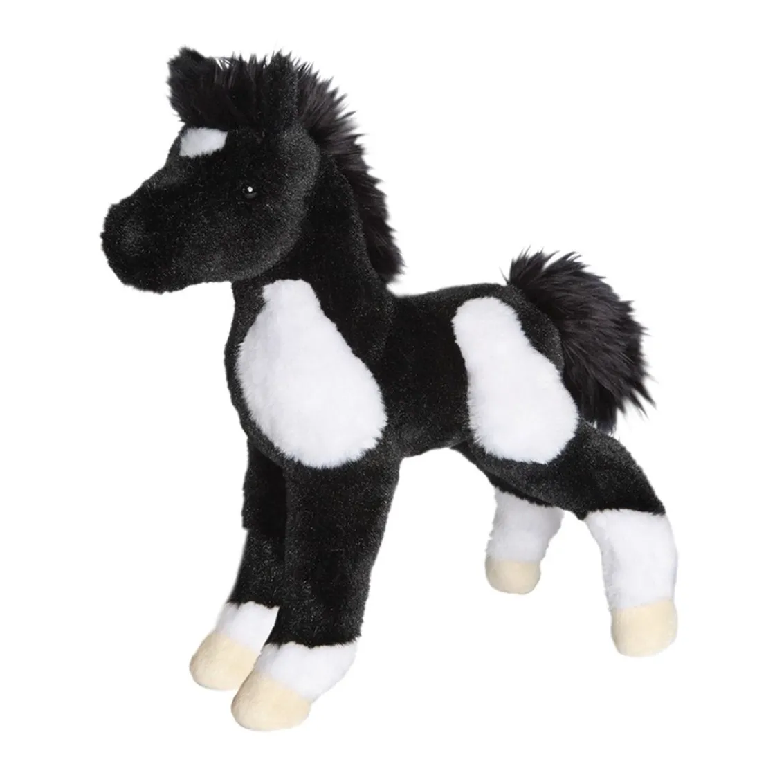 Farm<Douglas Toys Runner Black & White Paint Foal