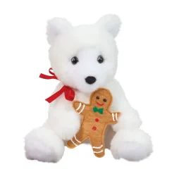 Wildlife<Douglas Toys Sweety Polar Bear With Gingerbread Cookie