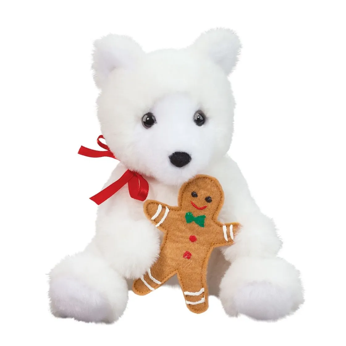 Wildlife<Douglas Toys Sweety Polar Bear With Gingerbread Cookie