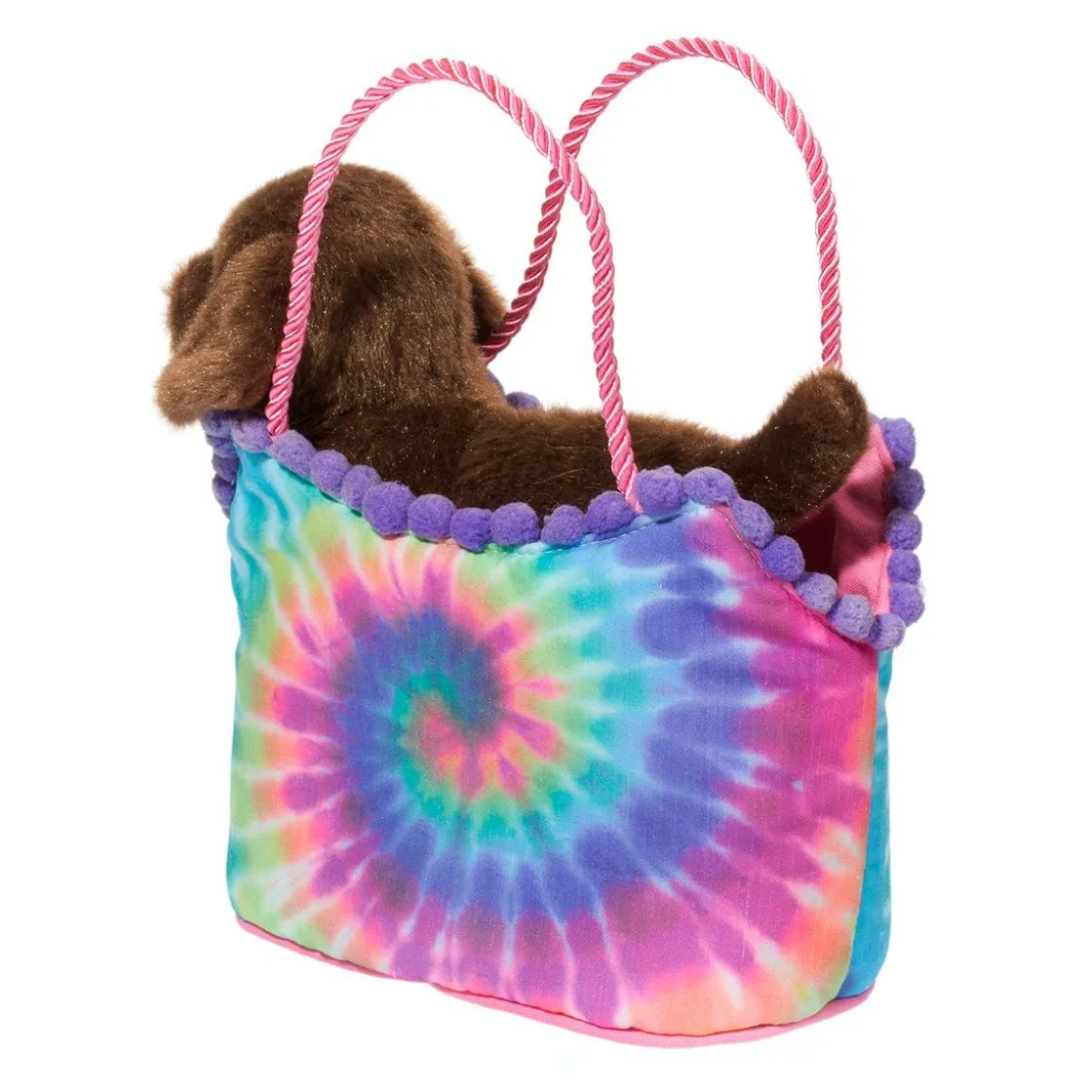 Sassy Pet Saks<Douglas Toys Tie Dye Sassy Sak With Chocolate Lab
