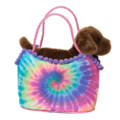 Sassy Pet Saks<Douglas Toys Tie Dye Sassy Sak With Chocolate Lab