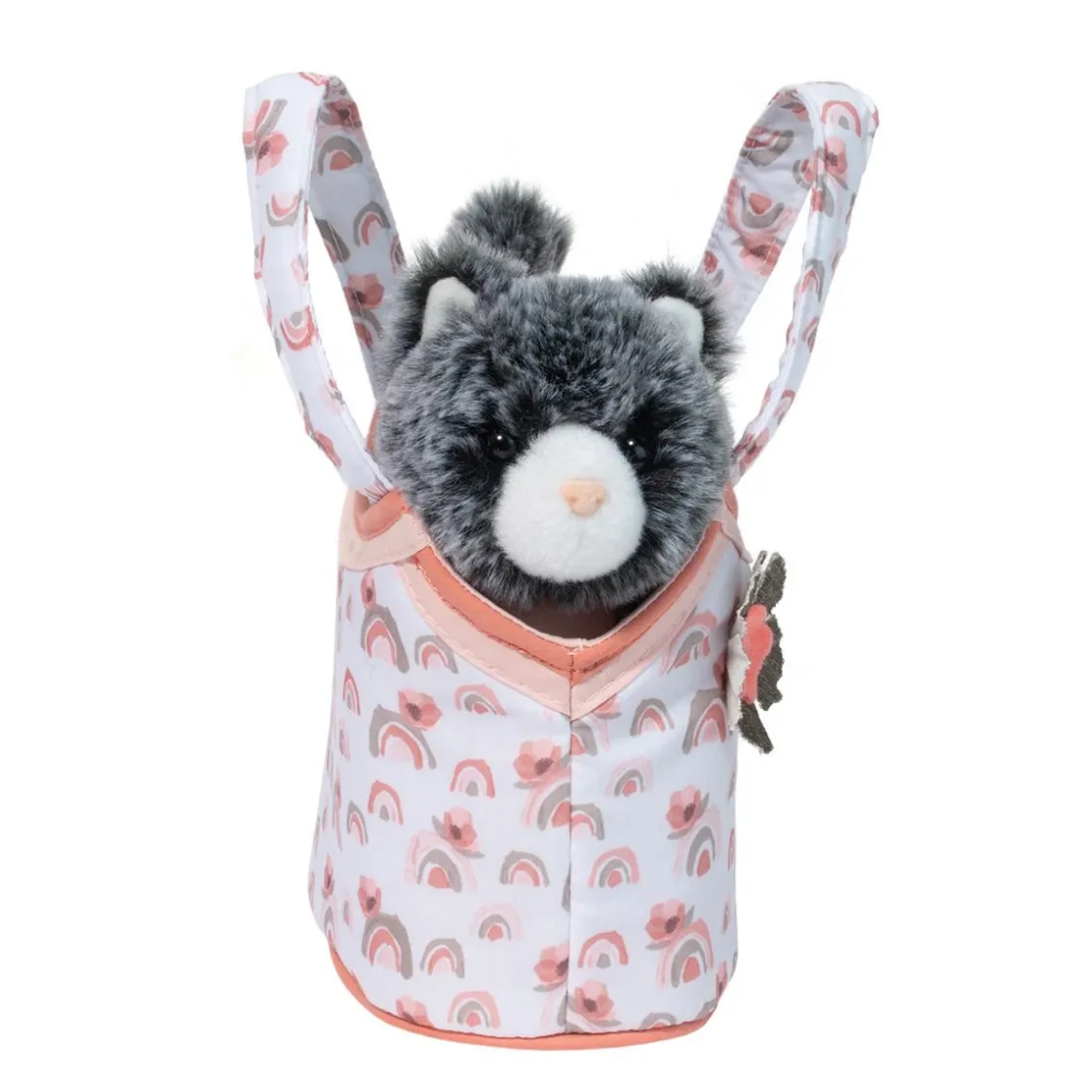 Sassy Pet Saks<Douglas Toys Watercolor Rainbow Sassy Sak With Gray Cat