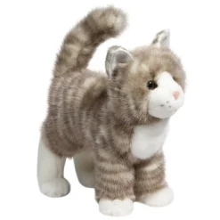Cats<Douglas Toys Zipper Gray Tabby Cat